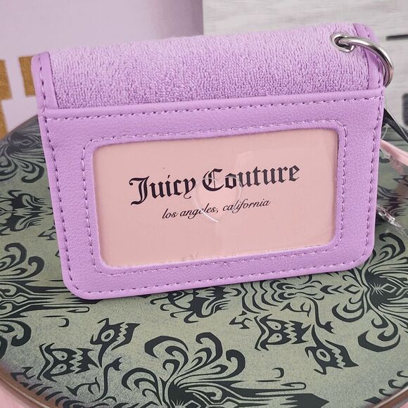 ๐โNWT Juicy Couture Violet Card Case Key Fob #7248 ๐ - Picture 4 of 6